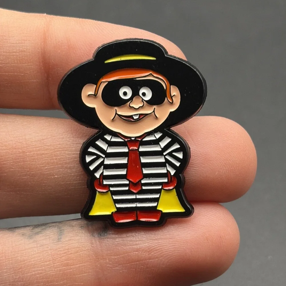 McDonald's Hamburglar Cartoon Lapel‎ Hat Pin